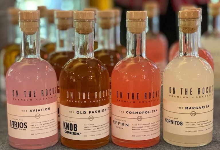 on the rocks cocktails